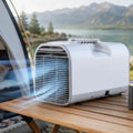 Climatiseur, portable, tactile, 3 vitesses, 4400 BTU, Écran Tactile, 3 Vitesses pour Maison