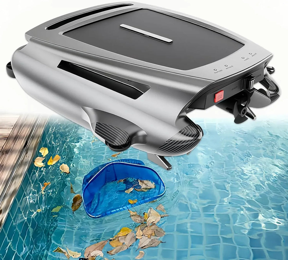 24h robot nettoyeur de piscine, 200 m, sans fil