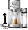 Machine à expresso, 1,3 L, CAFELFFE 6-en-1, acier inoxydable