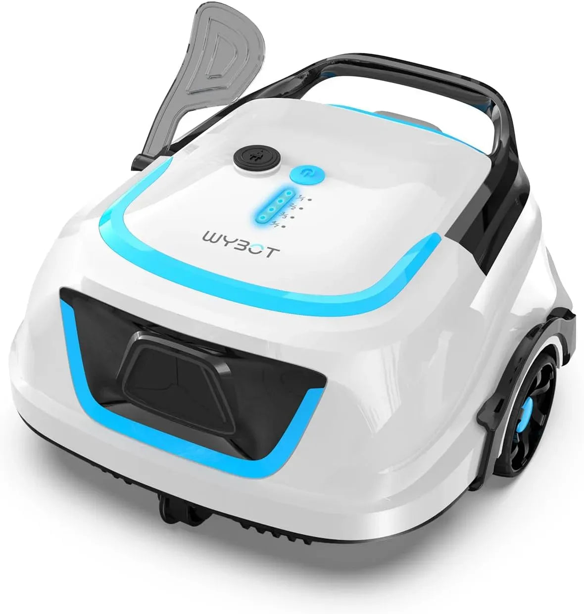 Aspirateur, WYBOT, bleu, A1 Robot Piscine sans Fil Spécial Hors-Sol, Autonomie 120 Min, LED, 4 Modes, Charge 2,5h