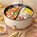 Fondue, blanc, IP65, ARTSIM, Appareil, Feu à Trois Vitesses Fondue Chinoise Electrique Convient Aux FêTes d'anniversaire équipé de 2 Filets Non