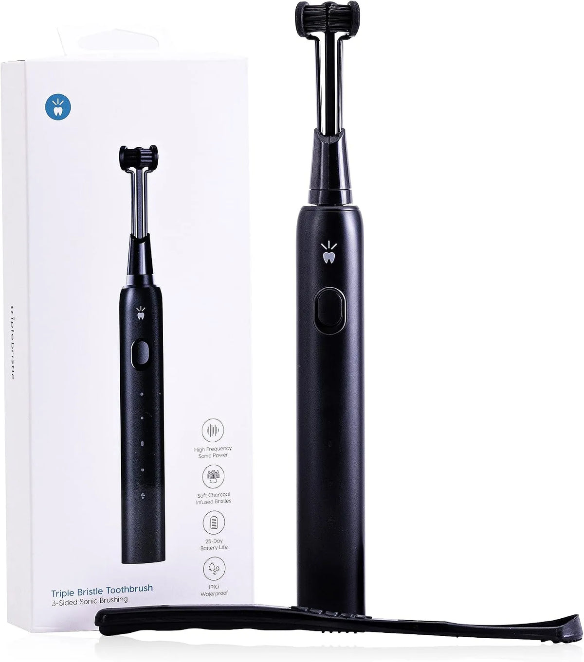 Brosse, IP65, 4 modes, bois, approuvé, Triple Bristle Max