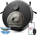 Lefant M330 3en1 Robot aspirateur, 3 niveaux, noir, APP/Alexa, 5000Pa, 160Min, Système Freemove 3, 3 Niveaux d'Aspiration