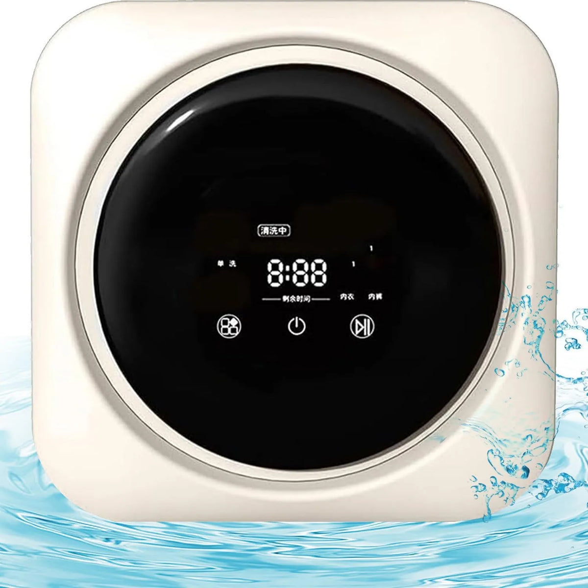 Lave-linge, 3,5 L, portable, acier inoxydable, sèche-linge portable pour appartement