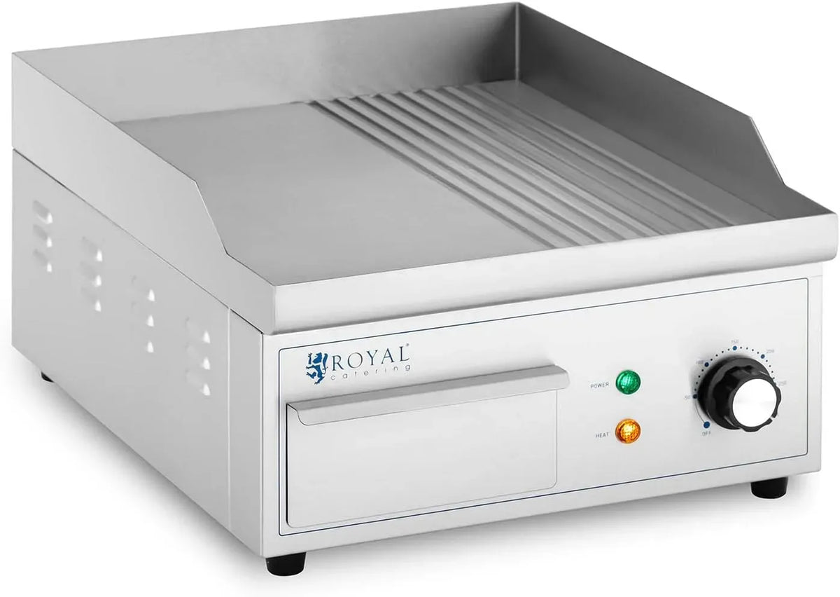 Plaque de cuisson, 360 x 380 mm, 000 W, Royal RCPG45-M, gril, professionnel, restauration