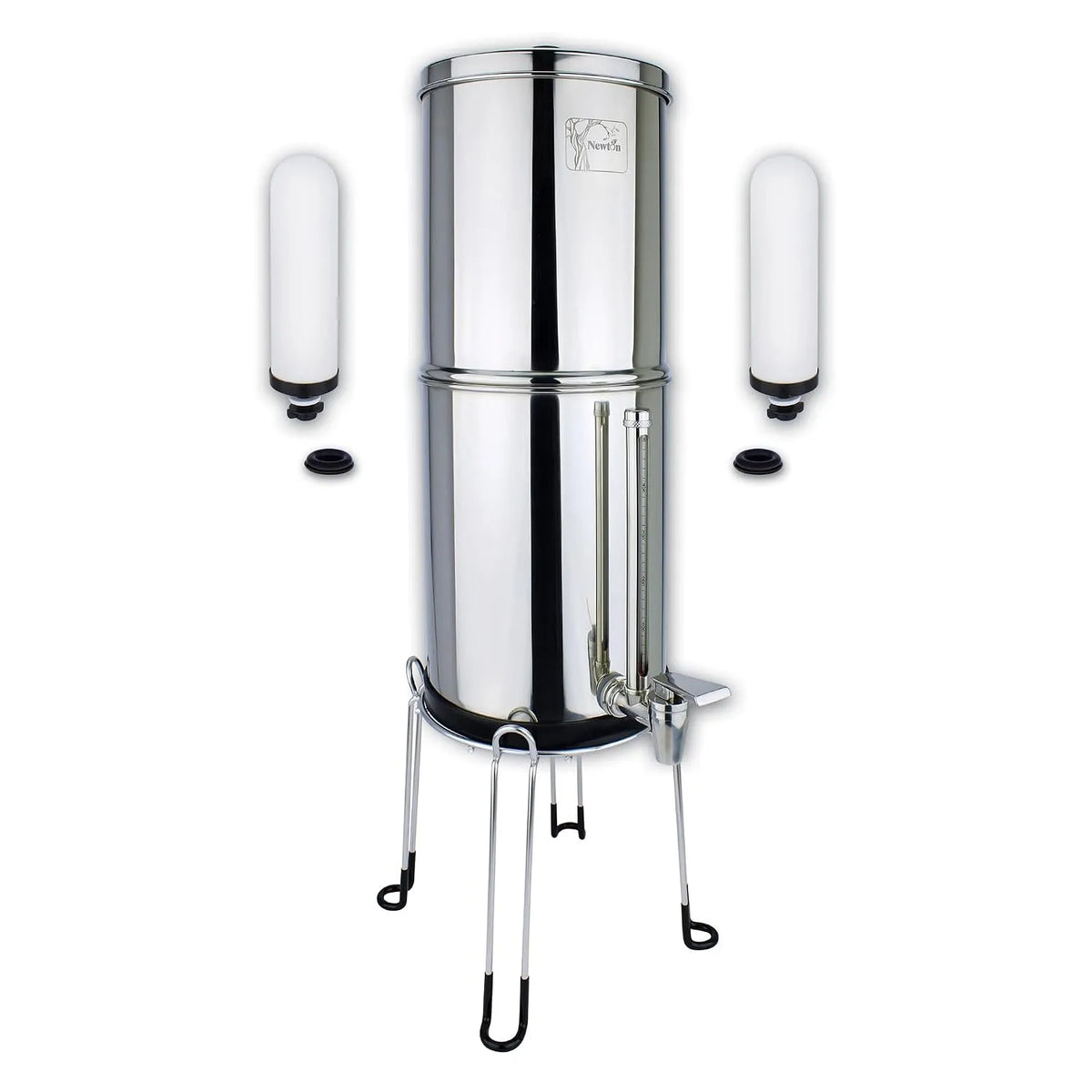 Robinet de cuisine, 6 L, NEWTON, acier inoxydable, Système complet avec 2 bougies de filtre, Capacité 6L