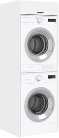 Lave-linge, 67,5x68x200 cm, blanc, machine à laver le linge, Tomostar Armoire pour Machine à Laver et Sèche-Linge