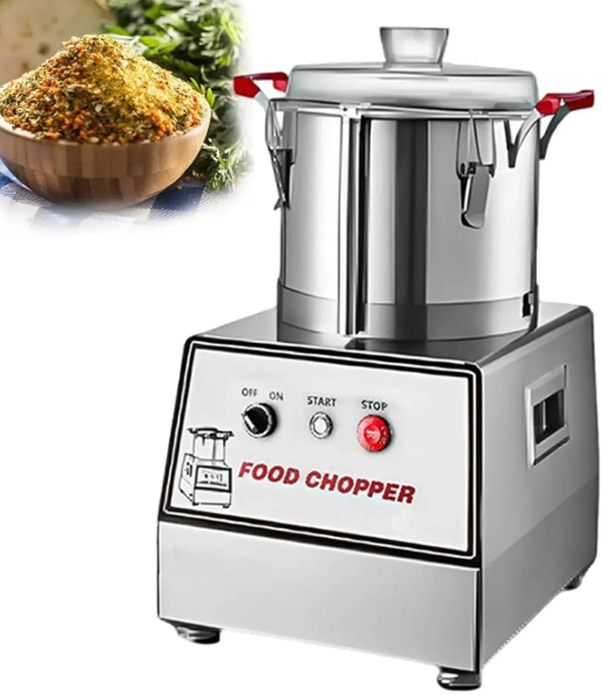 Robot, 7 L, professionnel, acier inoxydable, pour Viande