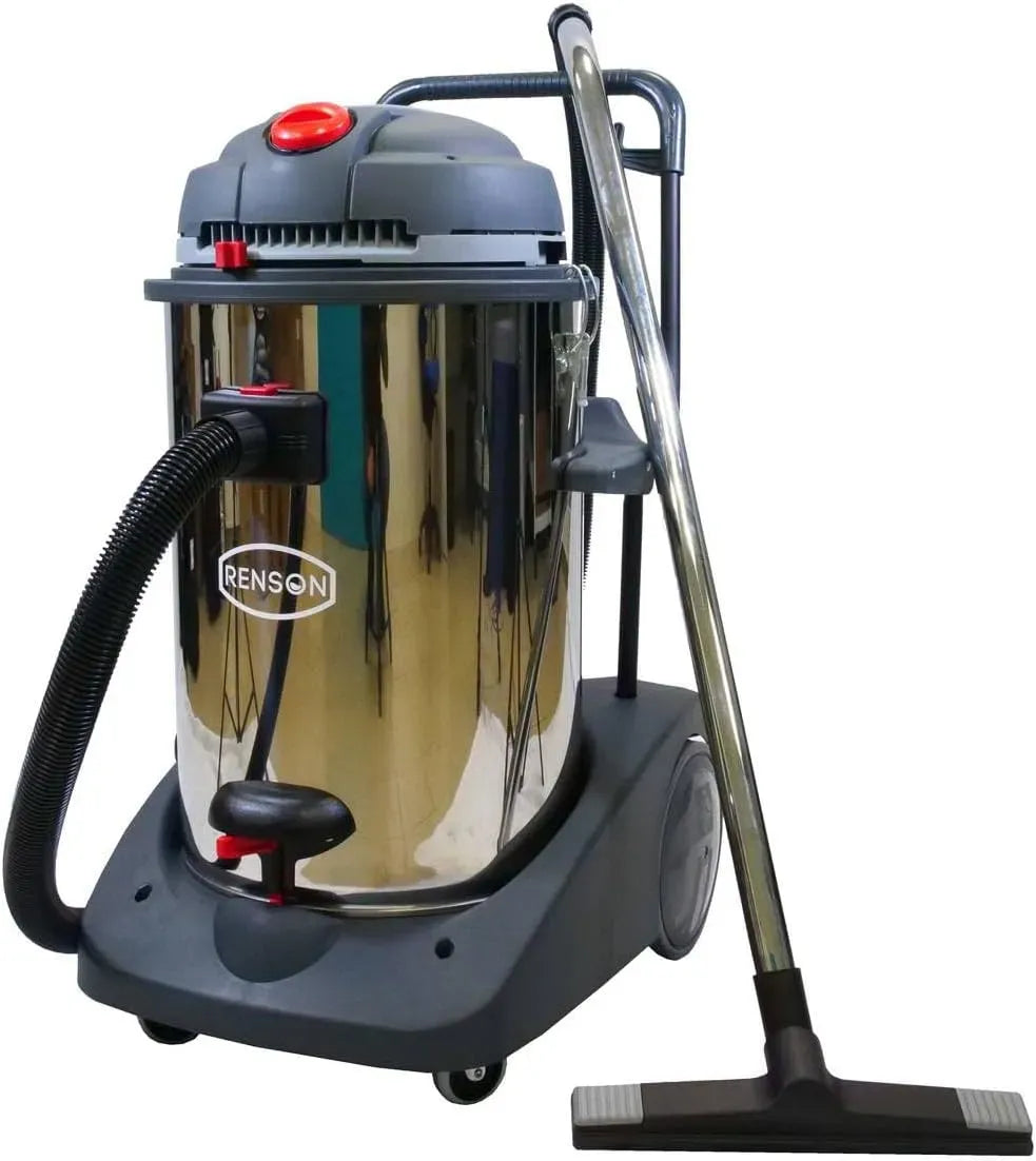 Aspirateur, 78 L, RENSON ASPIRATEUR INOX 78L I783, acier inoxydable, Eau&POUSSIÈRE CUVE, 3 Moteurs