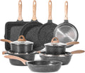 Ustensile de cuisson, JEETEE, Batterie de Cuisine Induction 23 Pièces