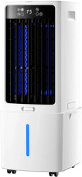 Climatiseur, 12 L, portable, minuteur, 3 vitesses, restaurant, silencieux, Rafraîchisseur d'Air 3‑en‑1 avec Télécommande, le Garage et le Restaurant