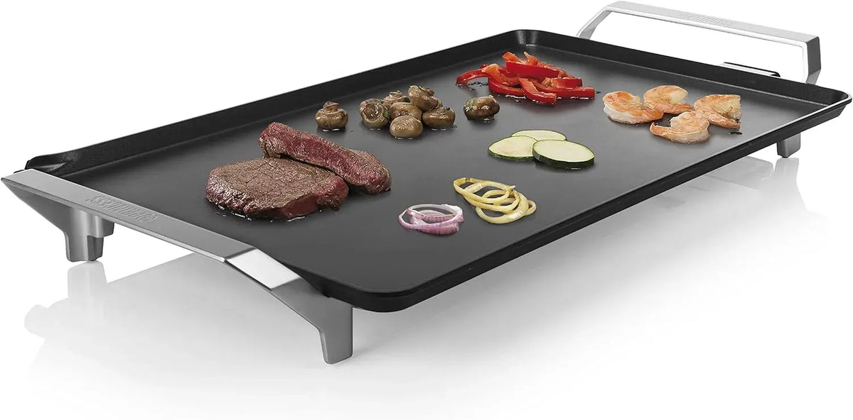 Princess Plaque de cuisson, 36 x 60 cm, 2500 W, gril, thermostat, Table Chef Premium XXL, Thermostat réglable avec précision, Gril de table, 103120