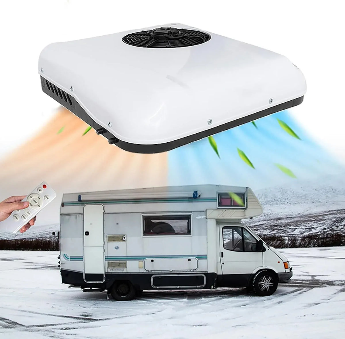 Climatiseur, 12 V, camping, appareil de climatisation, Climatiseur de toit 12 V pour camping-car et camion