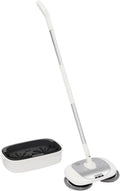 Aux Sols Durs, 40W Électrique Rotatif Vadrouille équipé de 4X Chiffons de Nettoyage et Seau pour Carrelages, Electrique Sans Fil, Aux Sols Stratifiés