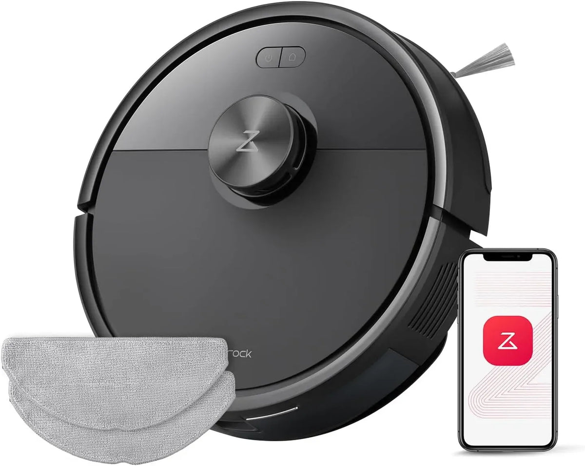 Aspirateur, noir, Roborock APP, appareil électrique d'aspiration, roborock Q7 M5 Set Aspirateur Robot Laveur 10 000 Pa