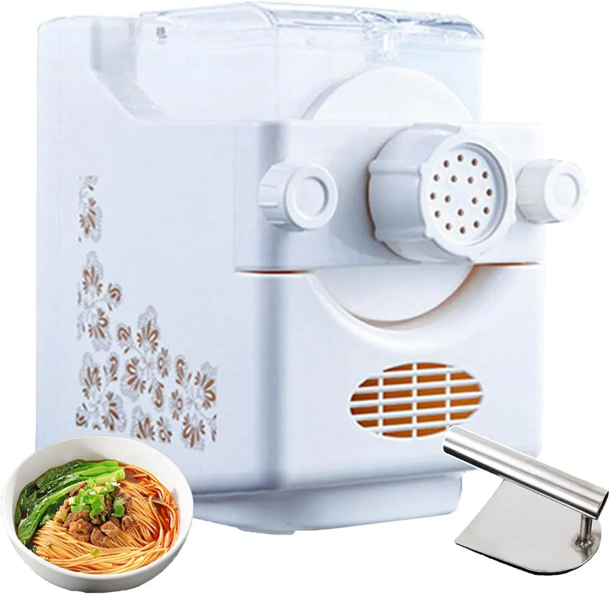 Machine à pâtes, 180 W, machine à nouilles, Temps De Préparation Automatique 3 Minutes, Machine À Pétrir La Pâte 180W