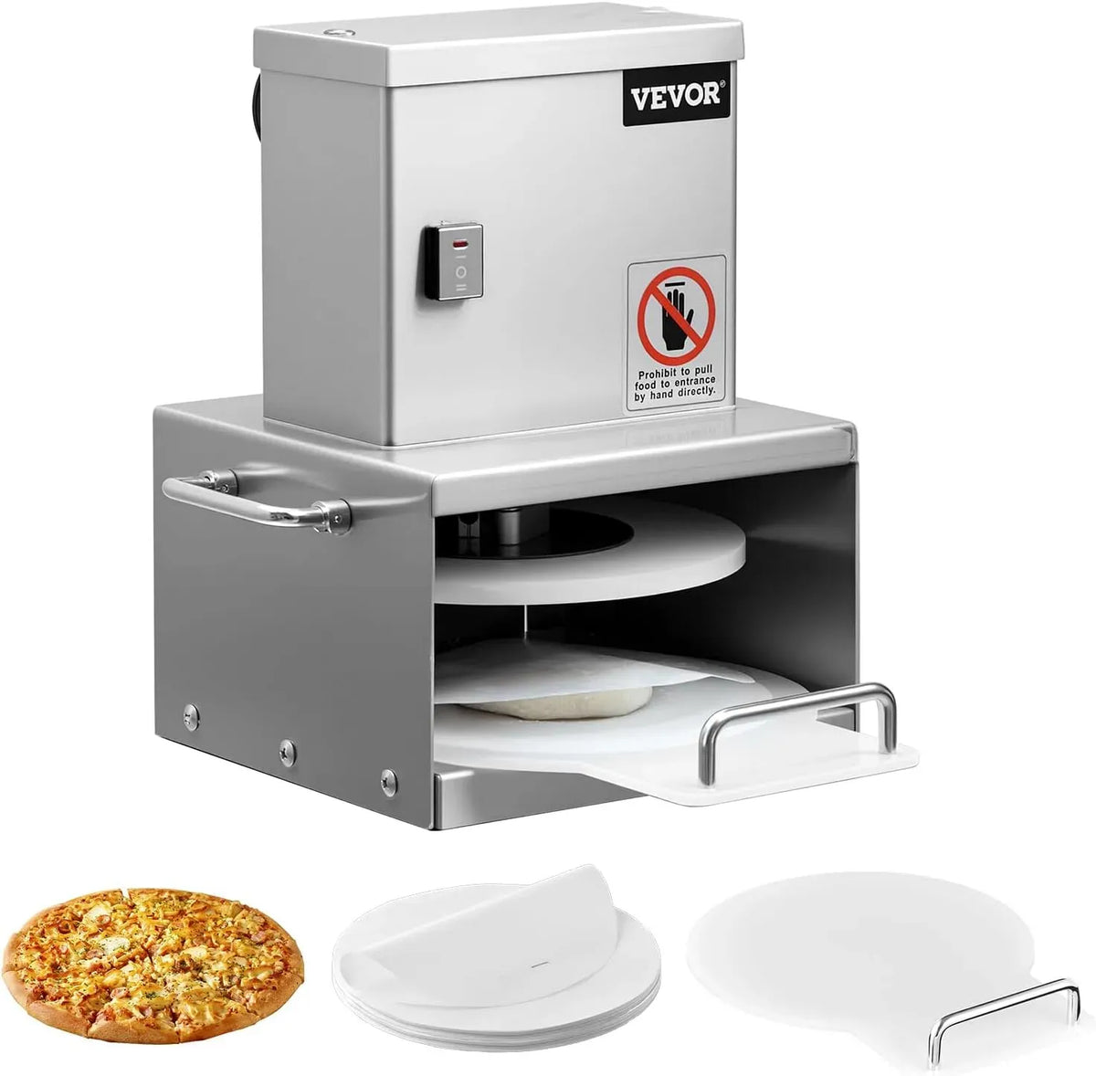 VEVOR Presse, 15 cm, pizza, professionnel, acier inoxydable, pour cafés