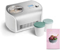 machine à glace et sorbet, 1,2 L, 135 W, amovible, acier inoxydable, SPRINGLANE