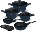 Batterie, batterie de casseroles et poêles, 10 pièces, pour une cuisine saine