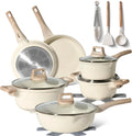 JL-788 Batterie, batterie de casseroles et poêles, 21 Pièces, blanc, Cuisine 21 Pièces Granit JL-788