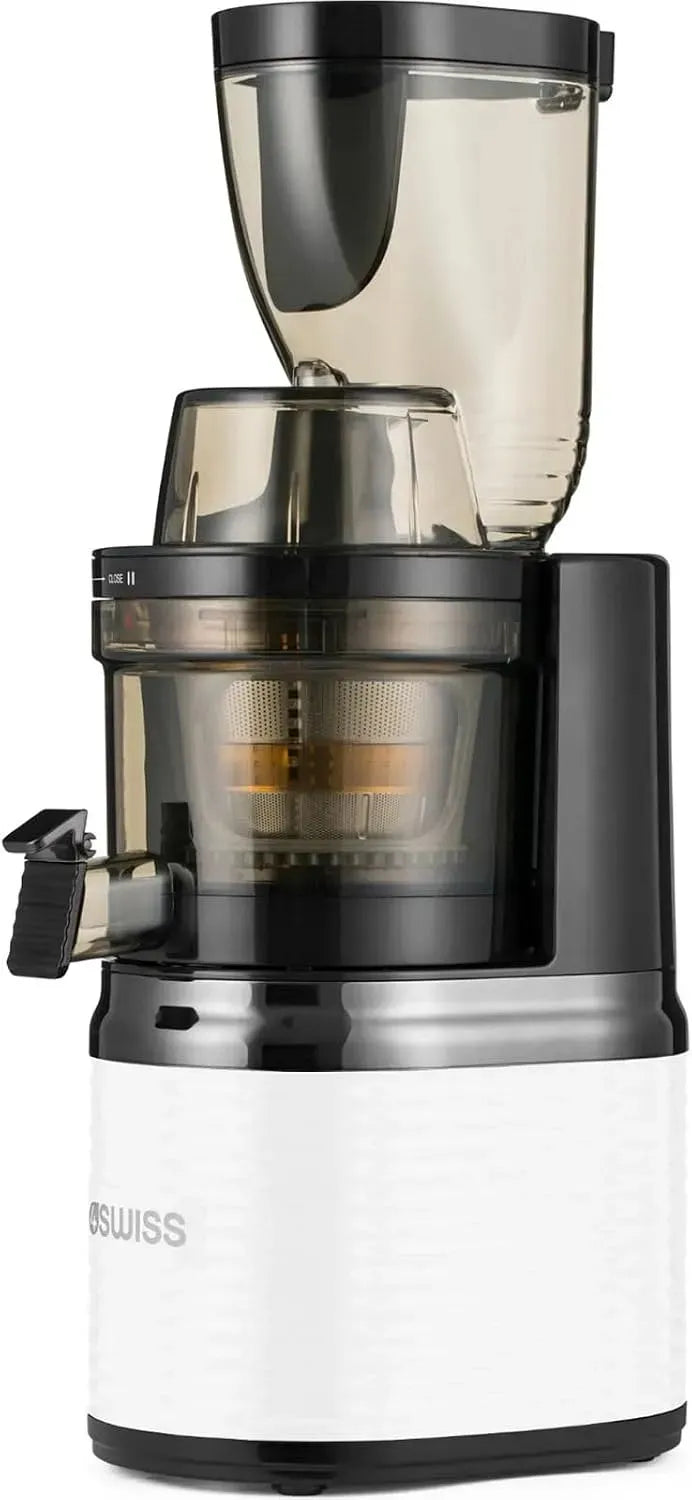 Extracteur de jus 4Swiss BM202, 430 W, professionnel, silencieux, blanc