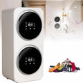 Lave-linge séchant, 3,5 L, lave-linge/sèche-linge, portable, écran LCD, camping, Double Cuve 3,5 L, Camping-Cars, pour Appartements, 4 Modes