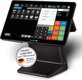 écran tactile avec Android 11 et USB-TSE, Système de caisse pour la restauration et le commerce de détail, caisse enregistreuse avec affichage client