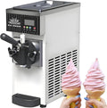 Machine à Glace, machine à glace et sorbet, 5 kg, écran LCD, professionnel, blanc