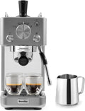 Mousseur à lait VCF185X, émulsionneur à lait, Pompe 15 bars, Breville Barista Slimline Machine à espresso