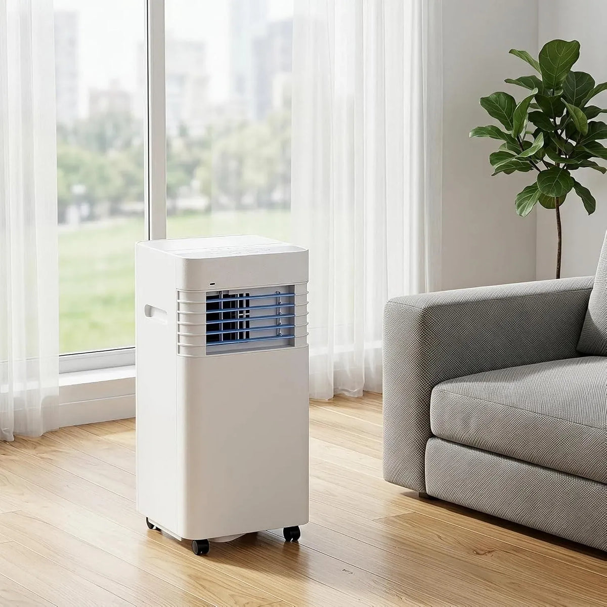 Climatiseur 24H, minuteur, 5000 BTU, 2 Vitesses
