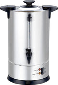 Robinet de cuisine, 6,3 L, maintien au chaud, thermostat, professionnel, acier inoxydable, filtre inox réutilisable, 50 tasses